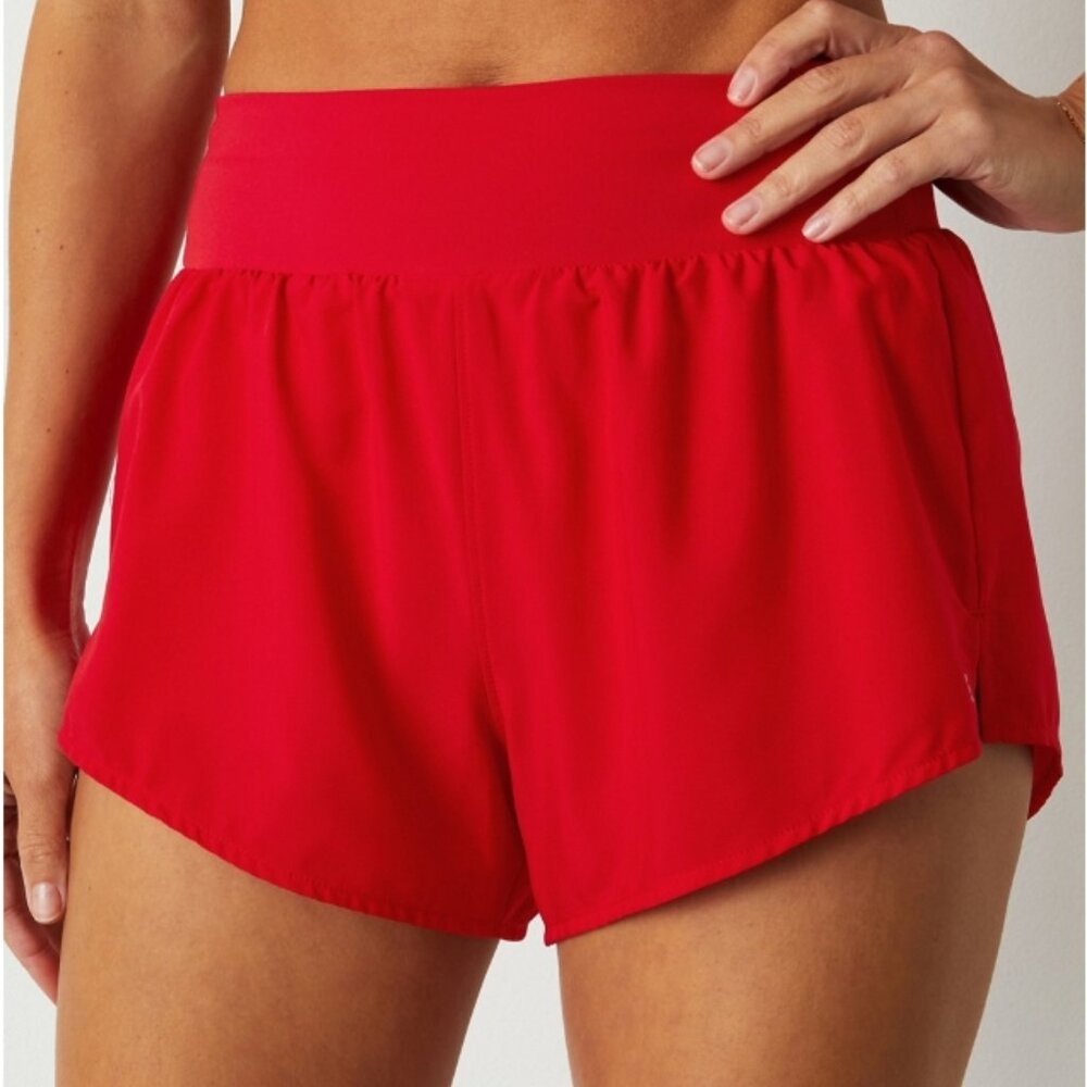 Fabletics Sun Chaser Shorts in Heated Red